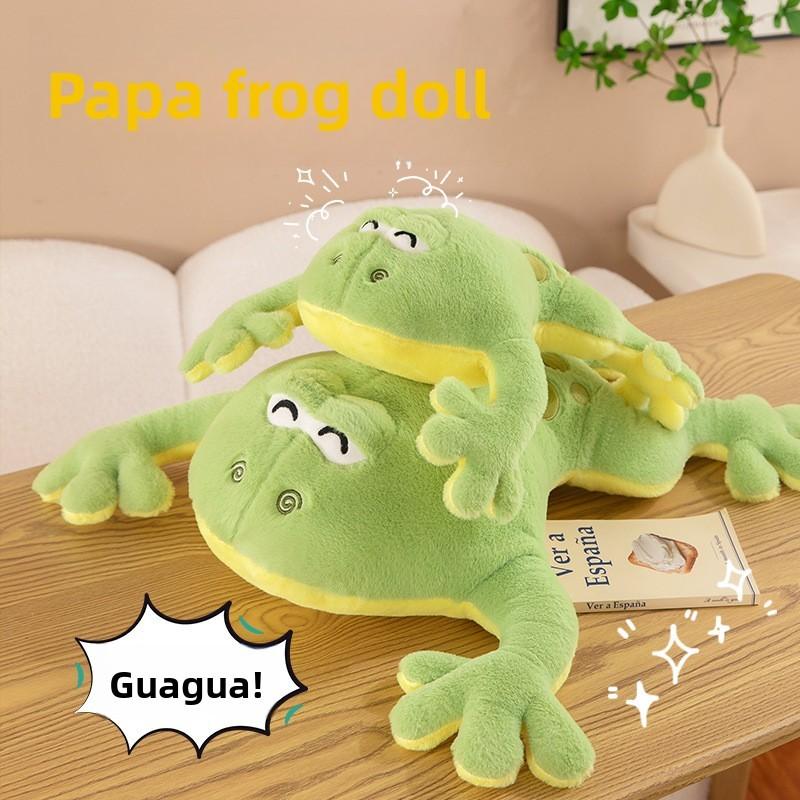 Large Frog Stuffed Animal Plush Toy For Home Decor And Comfort