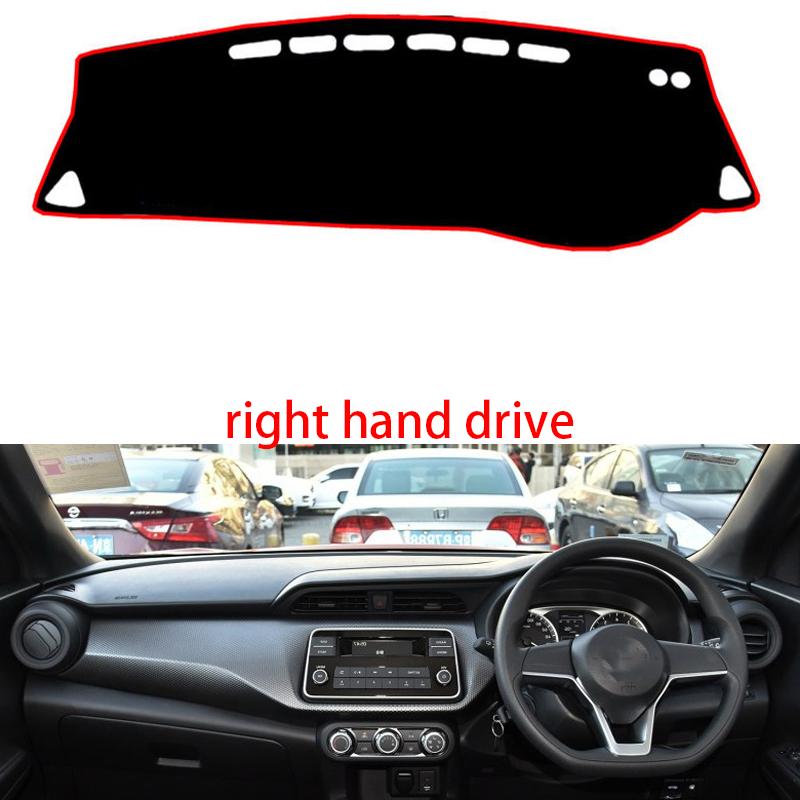 For Nissan kicks 2017-2018 Right and Left Hand Drive Car Dashboard Covers Mat Shade Cushion Pad Carpets Accessories