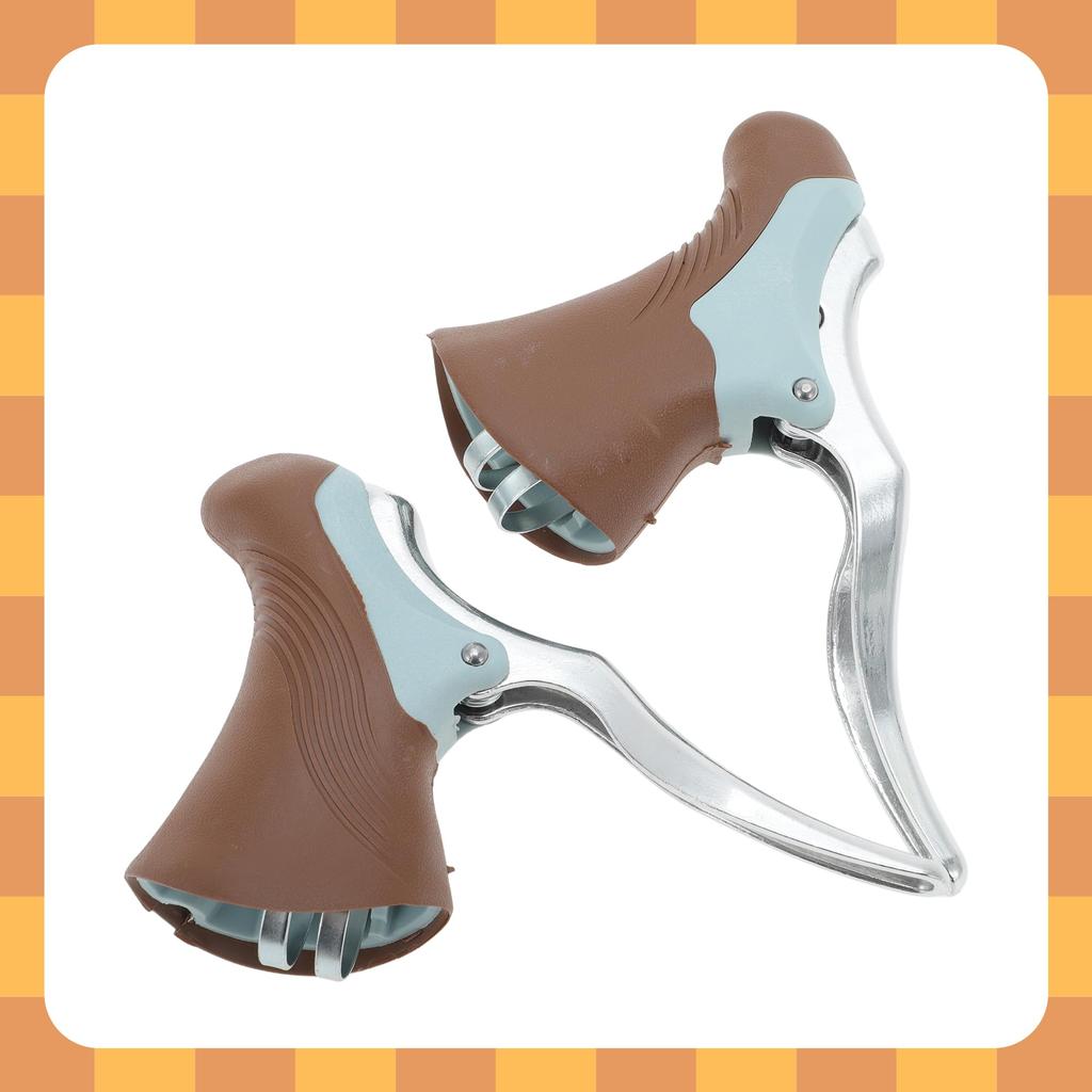 BULLSPANN Универсальные тормозные рычаги из алюминиевого сплава для шоссейных велосипедов и горных велосипедов коричневого цвета, 1 пара, велосипеды,