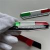 Limited Edition Italy National flag Aluminium Adhesive Emblem Rear Trunk Badge Fender Sticker Body Decal car emblem