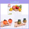 Adorable Cartoon Resin Miniature Fruits For Diy Decor And Craft Projects