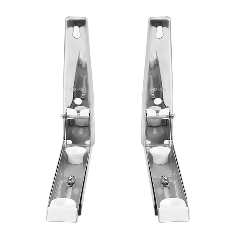 Бытовая 304 нержавеющая сталь складная телескопическая микроволновая печь настенный держатель кронштейн для хранения