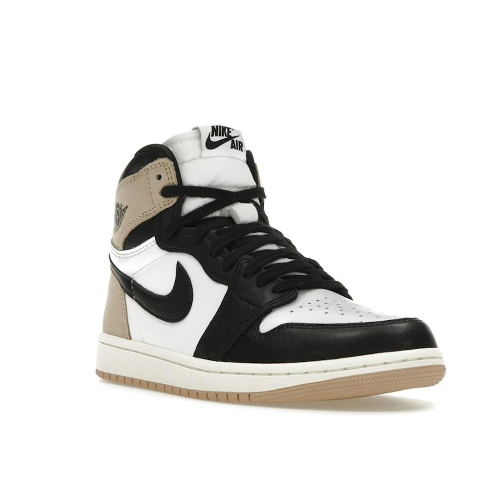 Женские кроссовки Air Jordan 1 Retro High OG Latte коричнево-черные Legend-Medium-Brown FD2596-021