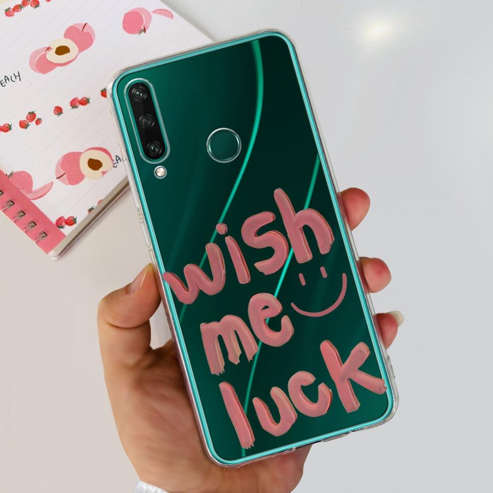 New Case For Huawei Y6p MED-LX9 Luxury Flower Love TPU Soft Silicone Back Cover For Huawei Y6p Y6P 2020 Bumper Phone Case Funda