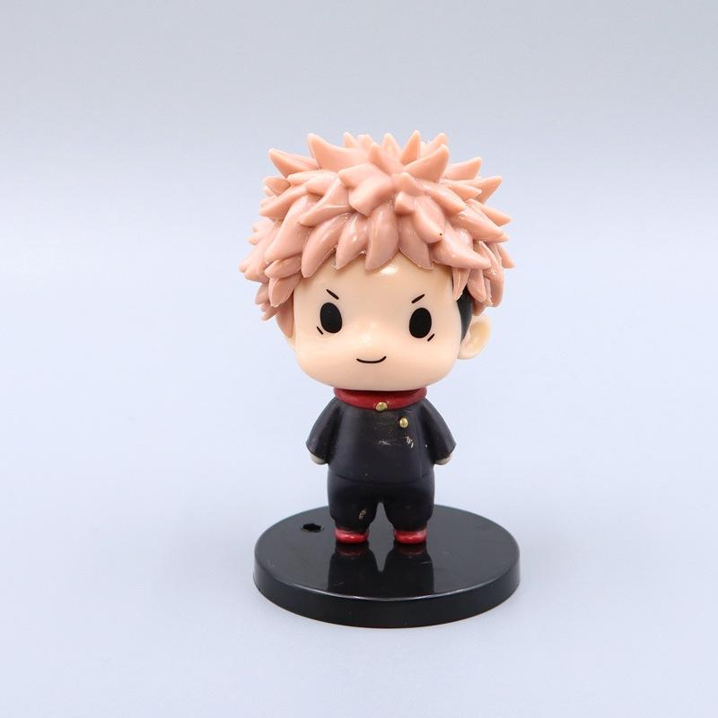8 шт./1 набор Аниме Jujutsu Kaisen Фигурка Итадори Юдзи Фигурка Действия Сатору Годжо Игрушка Нанами Кенто Модель Инумаки Тоге Кугисаки Нобара