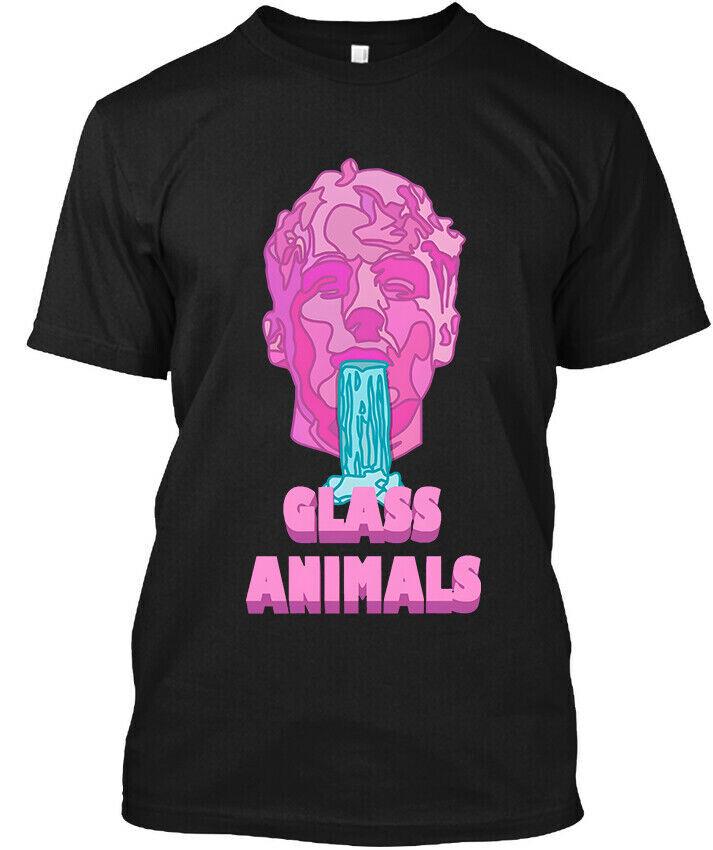 НОВЫЙ Glass Animals Английская Музыкальная Группа Винтажный Графический Ретро Футболка Размер S-4XL Унисекс Футболка