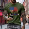 Men's Printed Short Sleeve T-Shirt Men's Loose Casual Short Sleeve Top