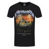 Metallica Футболка унисекс для взрослых Стокгольм Â´86 с принтом на спине