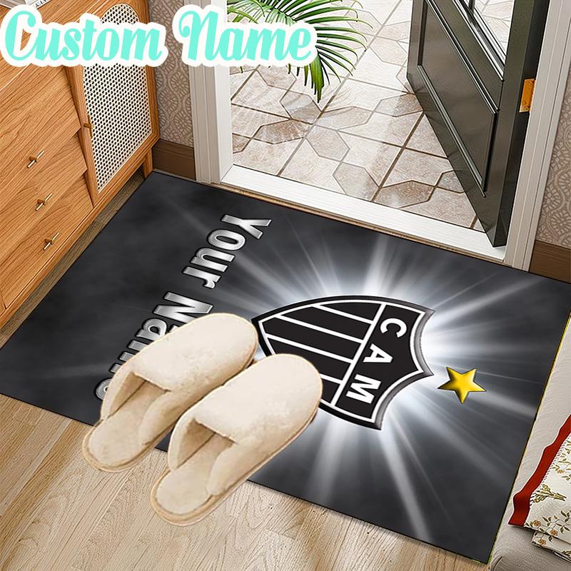 Custom Name Atletico Mineiro Rug Office Rug Chair Mat Non Slip Carpet Rugs for Bedrooms Dining Room Living Room Home Decor gifts