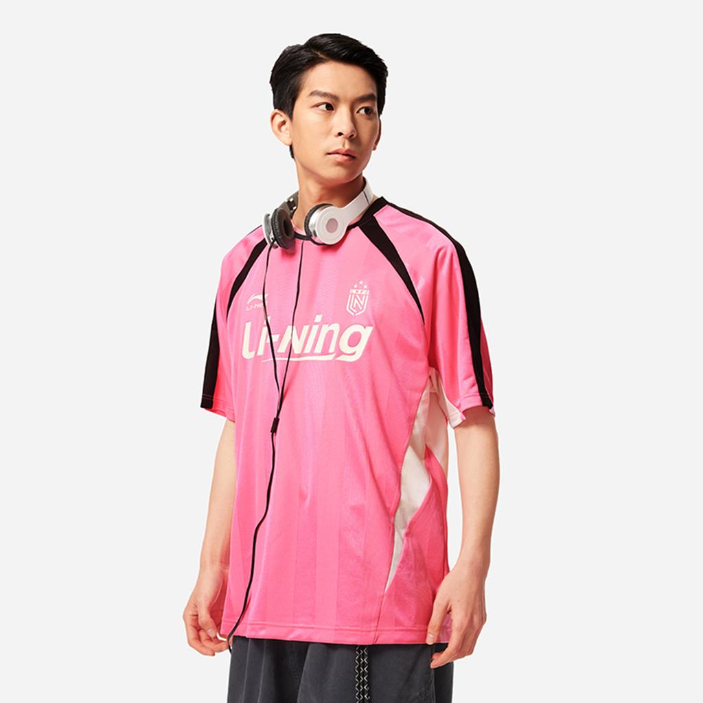 Li Ning Футболка из коллекции Sports Life Мужская Персиково-розовая AHSV759-4
