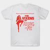 Футболка женская The Vixens Of Kung Fu Красная футболка с принтом Harajuku Kawaii, летняя футболка с коротким рукавом для женщин, топ