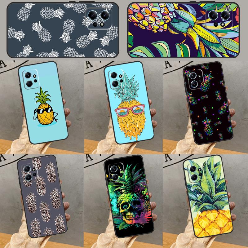 Tropical Pineapple Case For Xiaomi Redmi Note 14 Pro 13 12 11 9 10 9S 10S 11S 12S Redmi 14C 13C 10C 12C Cover