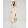 Korean Style Warm Winter Jacket with Hooded Long Length and Oversized Pockets