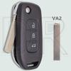 DR 3 Button Replacement Flip Car Remote Key Shell Case For Renault Captur Duster Dacia Megane 3 Symbol Logan 2 Sandero 2 Kadjar