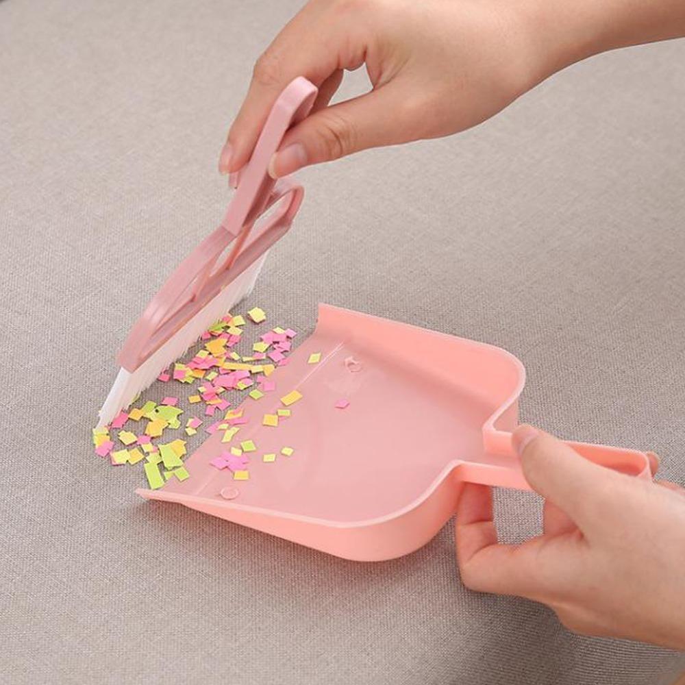 2pcs Hamster Sand Scooper Desktop Cleaning Set Plastic Pet Waste Cleaning Kit Sofas Cleaning