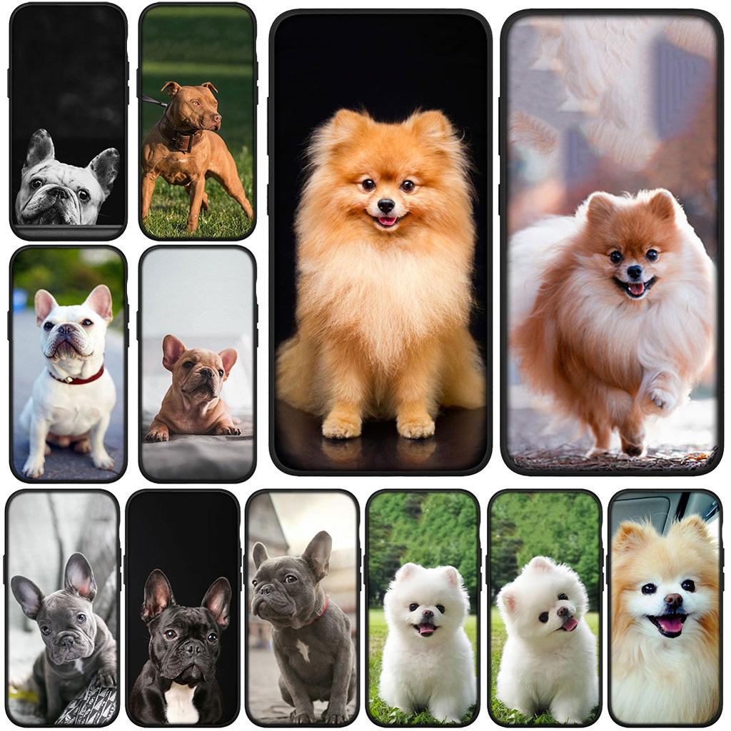 Cover France Bulldog Pomeranian Dog for OPPO A40 A80 A60 A38 A79 A15 A16 A17 A18 A58 A78 A57 A53 A40M 4G 5G Phone Case