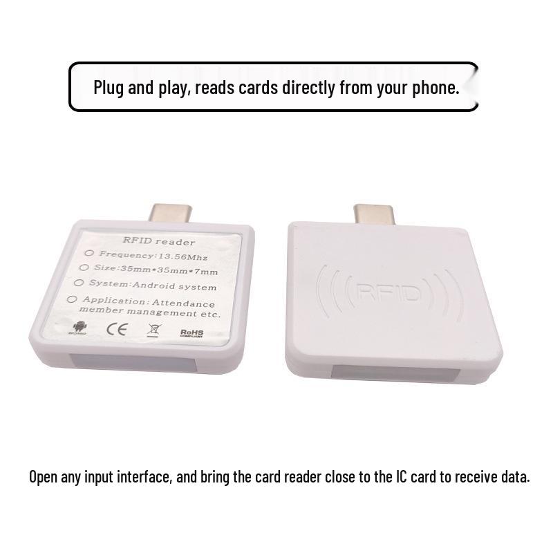 Ультракомпактный мобильный RFID-считыватель Type-C (13,56 МГц)