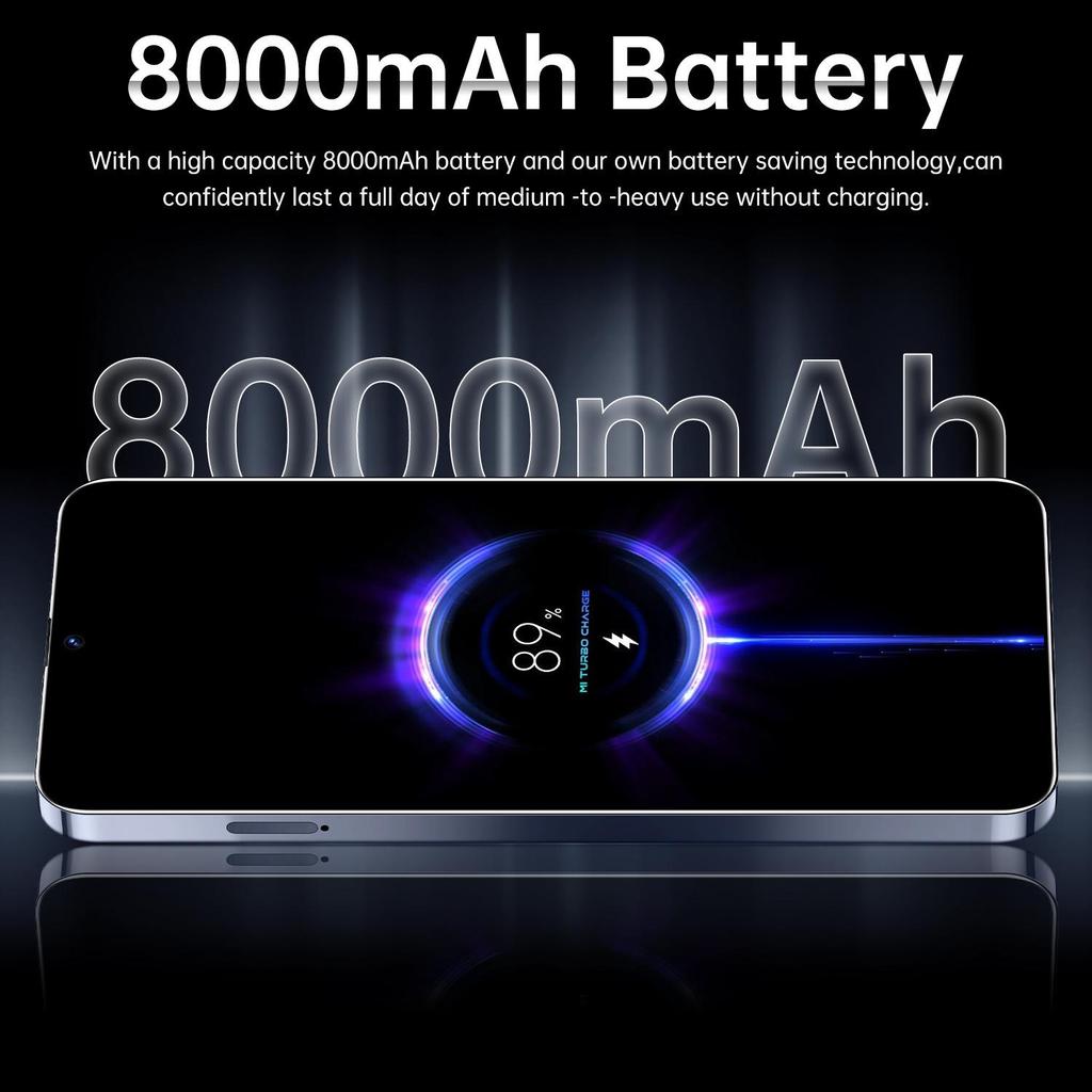 Android-смартфон 2025 S13 Plus: 16 ГБ + 1 ТБ, большой 7,3-дюймовый экран
