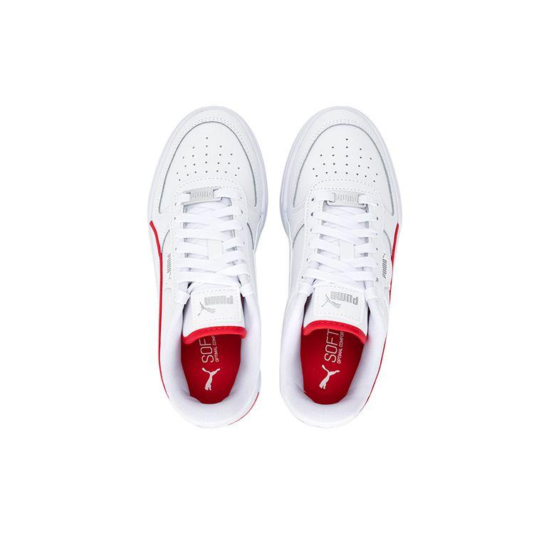 Puma Кроссовки унисекс Caven Dime White High Risk Red Серебро 384953-07