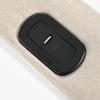 Upholstered LED Double Bed with USB Type C Charging and LED Lighting, Storage Bed Frame, Linen, Youth Bed 140x200 with Slatted Frame (No Mattress)