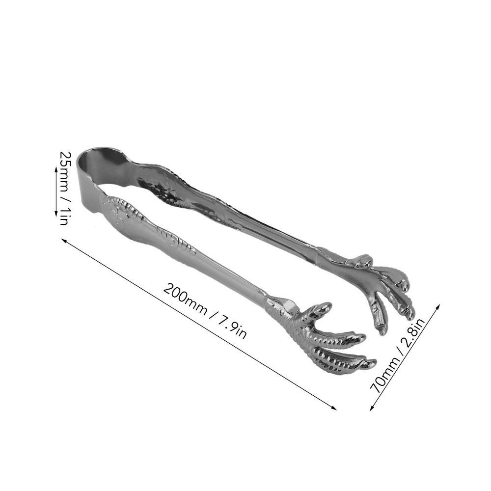 Eagle Claw Style Design Serving Tong Gold Black Claw Style Ice Tong Unique Ice Tong Bar Home