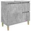 VidaXL Bathroom Cabinet Concrete Grey 65x33x60 Cm 819824