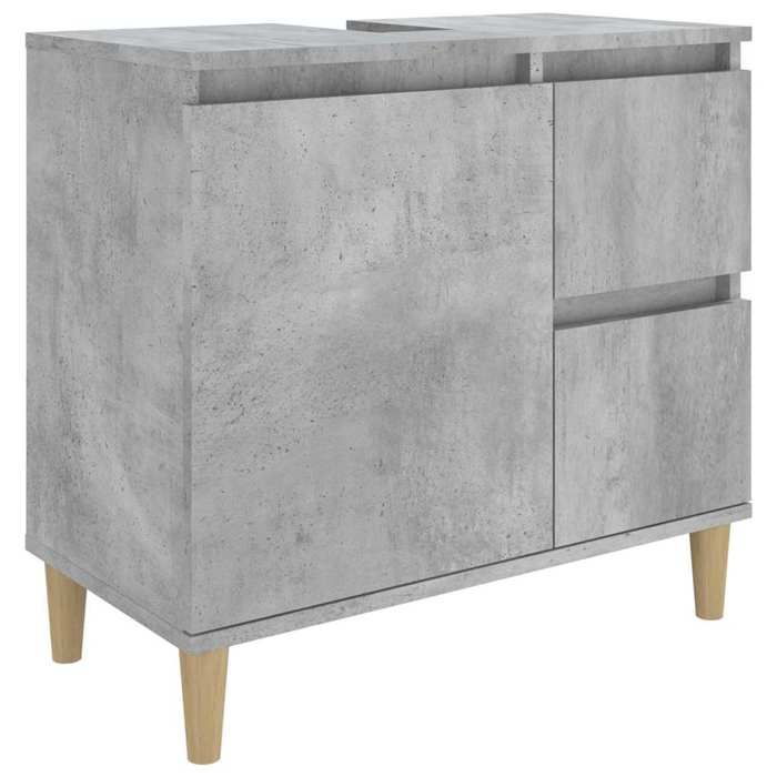 VidaXL Bathroom Cabinet Concrete Grey 65x33x60 Cm 819824