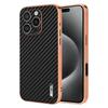 Подходит для чехла на мобильный телефон Apple 17pro, новый гальванизированный 15pro с рисунком под карбон 11 противоударный 12 деловой 13 защитный чехол