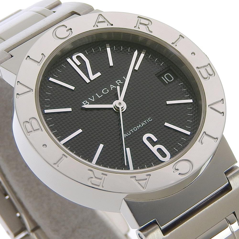 BVLGARI Bvlgari Bvlgari Watches BB33BSS blackDial Stainless Steel Mechanical Automatic Boys Used