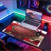 Custom Name Personalized Arsenal F.C Pattern Mousepad, Laptop PC Desk Mat, Decorative Desk Mat for Home Keyboard Pad Gift