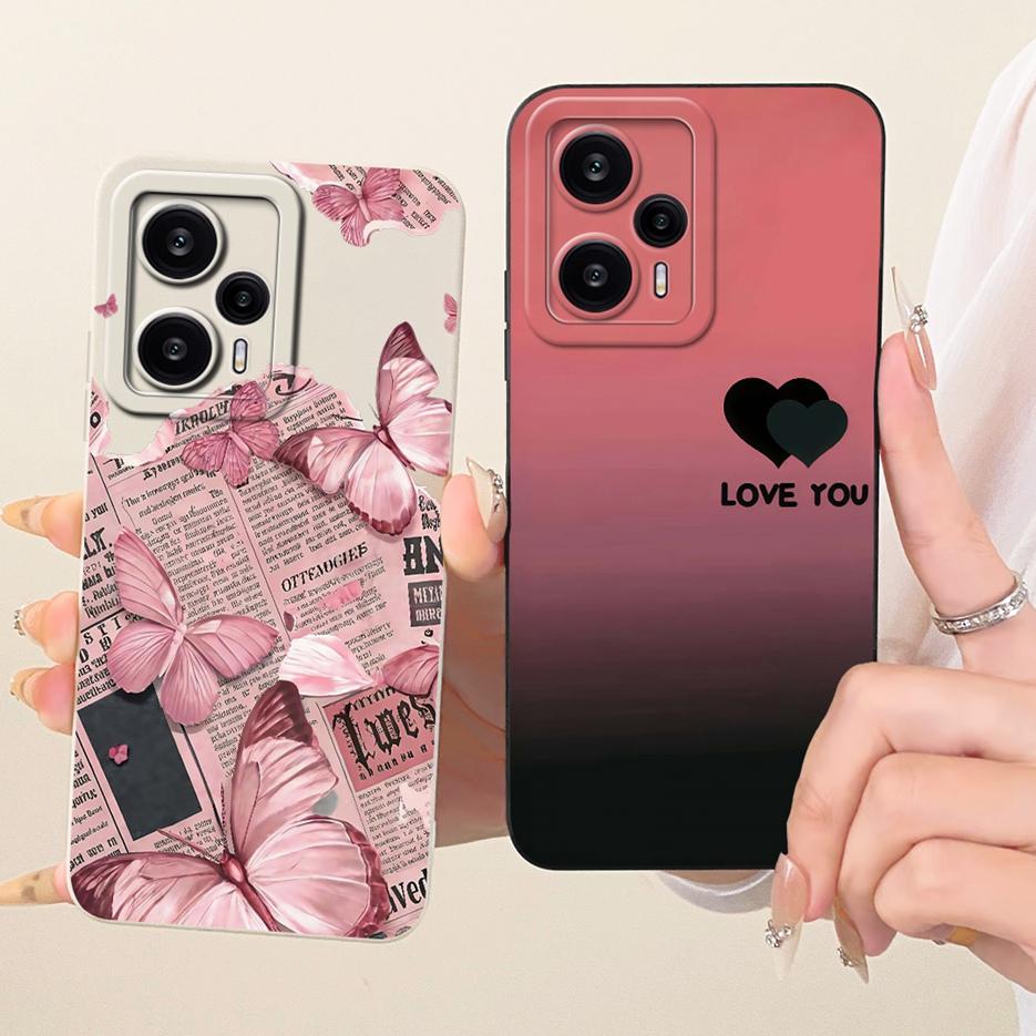 For Xiaomi Poco F5 Case Redmi Note 12 Turbo Cool Owl Dragon Painted Cover Soft TPU Phone Case For Xiaomi Poco F5 Pro PocoF5 Bags