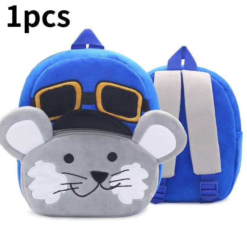 Animal Sports Meet Children Plush Backpack Storage Shoulder Bag Gift Fashion