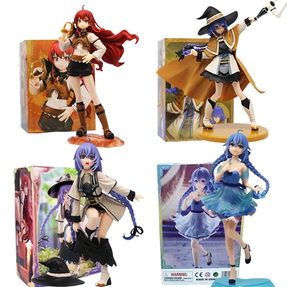 20-25CM Mushoku Tensei Roxy Migurdia Action Figure Anime Otherworldly Mage Girl Model Toy Collectible Figurine Holiday Gift