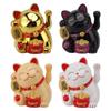 0,5 дюйма электрическая размахивающая рука Fortune Cat декоративные милые пластиковые украшения для кошек для кассового стола