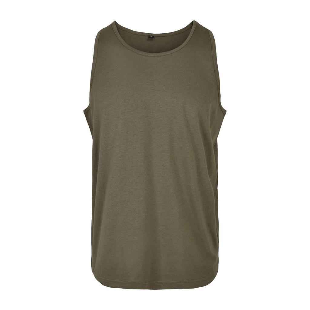 Build Your Brand Mens Plain Tank Top