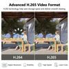 12MP 6K Wifi видеонаблюдение наружное три объектива 8-кратный зум PTZ безопасность обнаружение движения интеллектуальная камера видеонаблюдения Icsee IP Cam