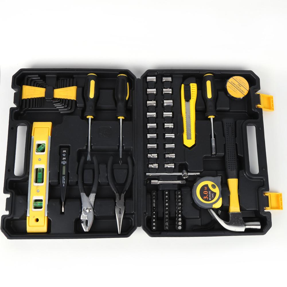 78Pcs Combination Tool Sets Carbon Steel Hardware Manual Tools Screwdriver Sets Household Use