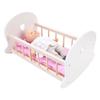 Engelhart - 606013 - Колыбель для кукол Розово-белая