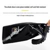 3537 Black 45CM Men's Extra High Rain Boots - Waterproof PVC Work Footwear for Construction Safety