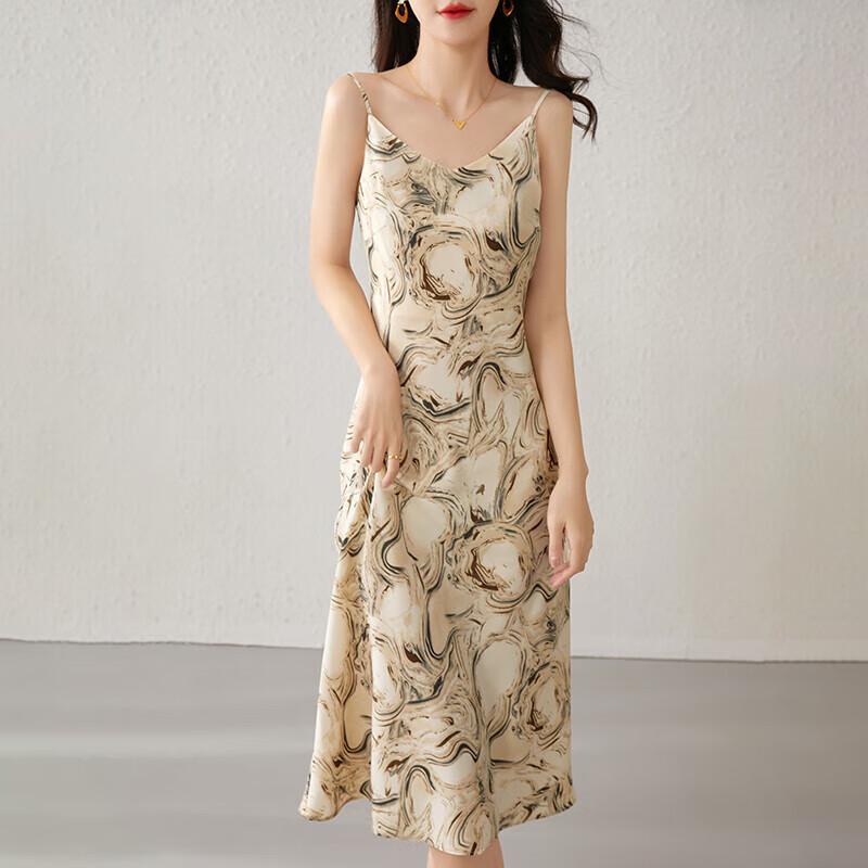 French Style Floral Suspender Dress