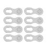 4Pair Steel Bike Bicycle 12Speed Chain Missing Link Connector Parts Cycling Accessorysilver