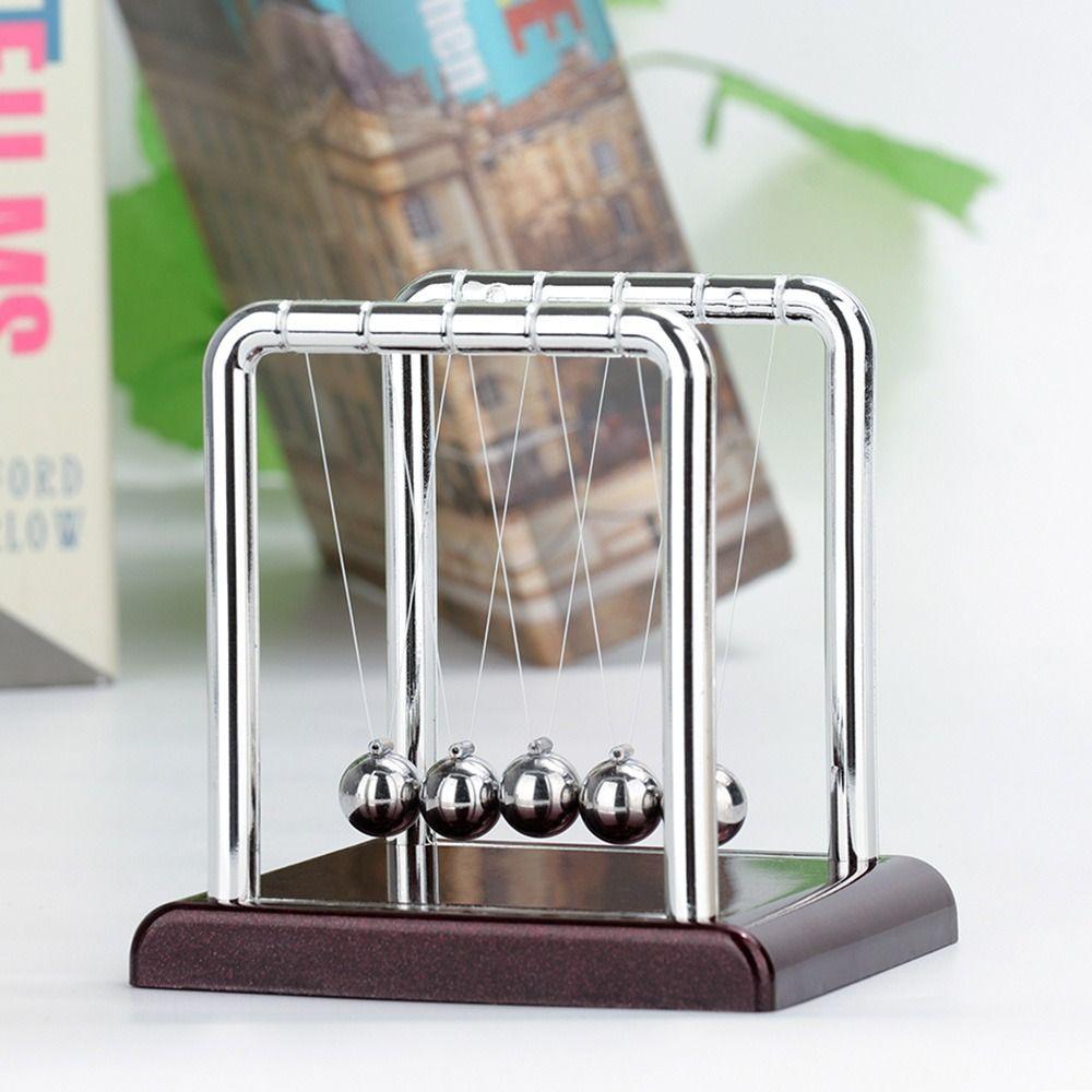 Настольная игрушка Физика Наука Баланс Мяч Модель Колыбель Баланс Стальные Шарики Школьные Учебные Принадлежности