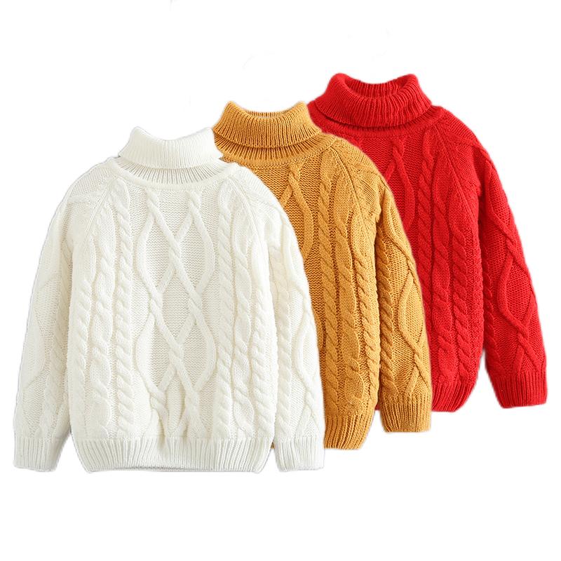 YUBAOBEI Baby Winter Children Toddler Sweater Thick Warm Baby Boy Girls Sweater Winter Knitwear Pullo
