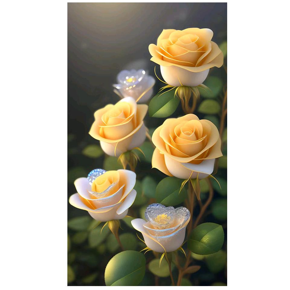 Красочная роза 5D алмазная живопись картина полная квадратная круглая мозаика со стразами цветы вышивка крестиком Diy Настенный декор вышивка