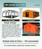 5x8m Orange Inflatable Emergency Tent for Cross-Border Use