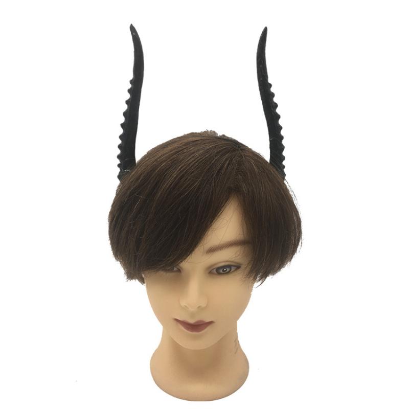 1 Piece Gothic Animal Sheep Devil Horns Headband Halloween Carnival Party Costume Props Demon Horn Headdress Cosplay Headwear