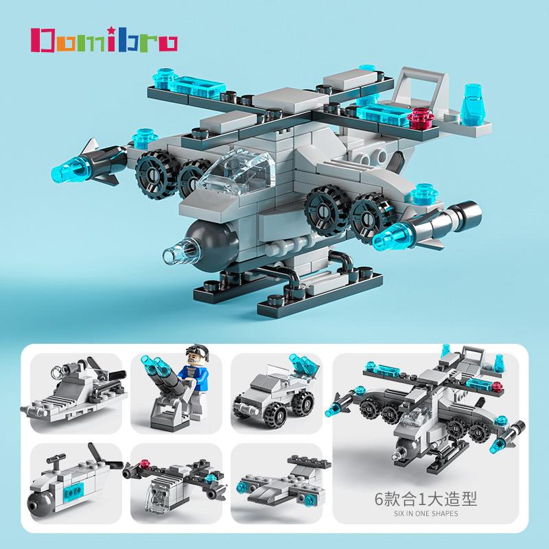 Building Blocks SWAT Educational Toys 6 IN 1 City Series Blocks Toys for Boys Gifts for Kids