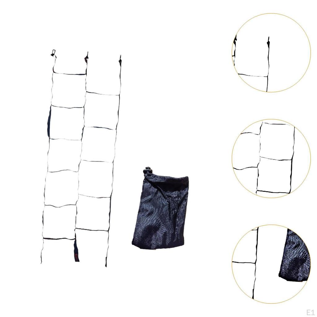 Двухрядная веревочная лестница для скалолазания для детей, игровая площадка для альпинизма, парк с