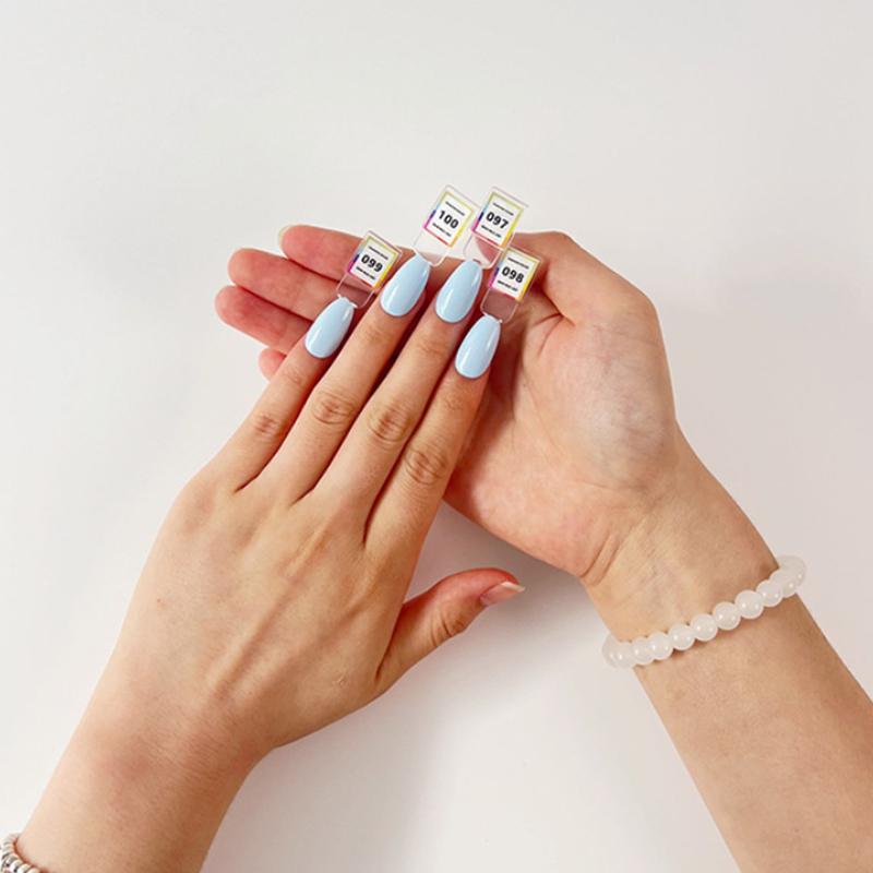 Nail Color Palette Magnetic Acrylic Color Card Book Nail Polish Glue Sample Display Tool Nail Wearing Style Sample Display Board