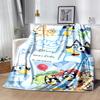 1Pc Bluey Movie Adventure Blanket Soft And Comfortable Casual Warm Camping Travel Christmas Halloween Gift M92154